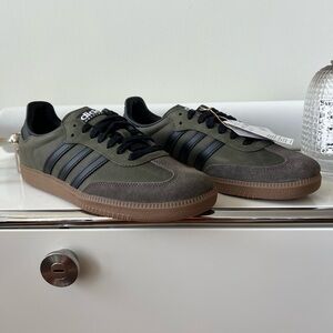 Adidas Men's SAMBA OG Olive and Black Sneakers NWT NEW IN BOX